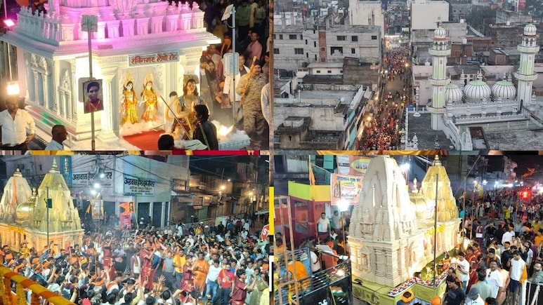 Hazaribagh Ramnavami Juloos: हजारीबाग का विश्वप्रसिद्ध ऐतिहासिक रामनवमी जुलूस, उमड़ा जनसैलाब, देखें खूबसूरत तस्वीरें