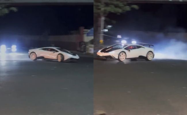 Lamborghini Performs High-Speed Drifting Stunt On Bengaluru Road, Case Filed