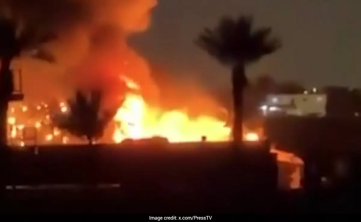 Israel-Iran War LIVE: Video Shows Huge Fire At US Base In Baghdad After Drone Attacks