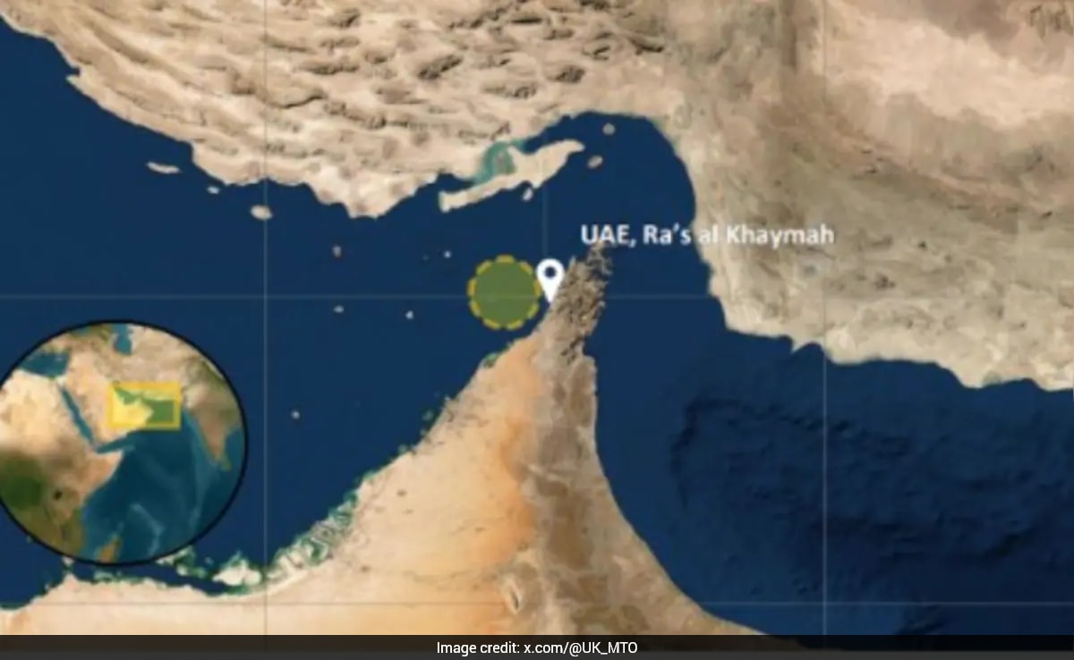 Container Ship Hit By Unknown Projectile Off UAE Coast: UK Maritime Agency