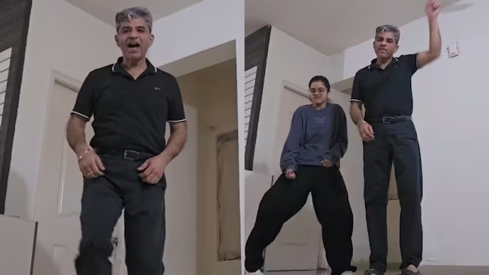 Desi Dad Moonwalks Into Daughter's Reel, Gifts Instagram A Viral Video For The Ages