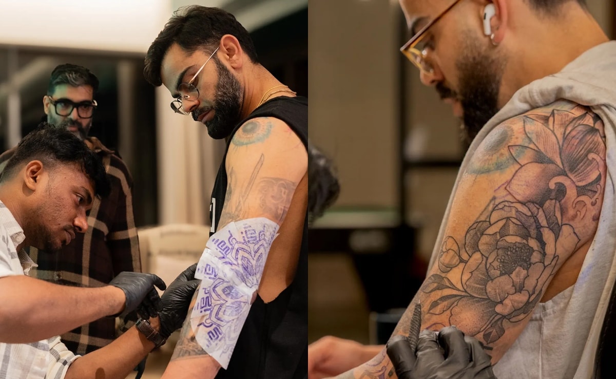 Virat Kohli Gets A New Full Sleeve Tattoo Ahead Of IPL 2026. Heres What It Signifies - Watch