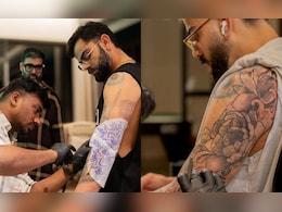 Virat Kohli Gets A New Full Sleeve Tattoo Ahead Of IPL 2026. Here's What It Signifies - Watch