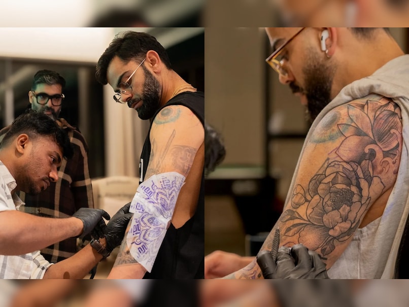 Virat Kohli Gets A New Full Sleeve Tattoo Ahead Of IPL 2026. Here's What It Signifies - Watch