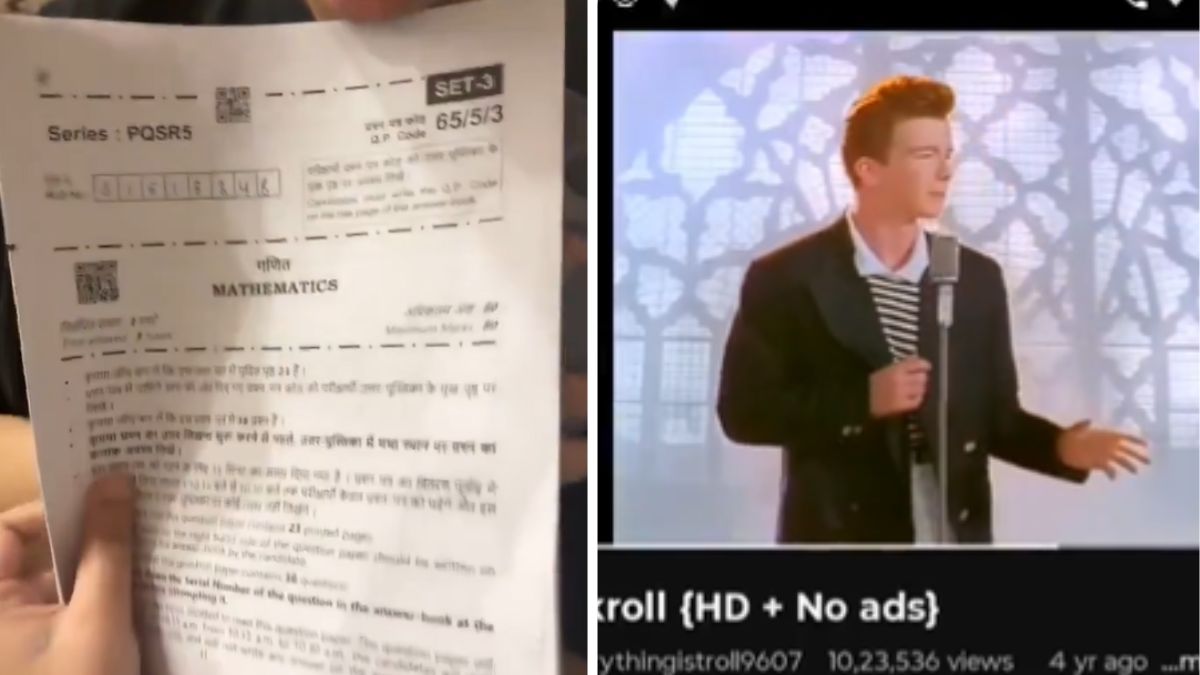 CBSE 12वीं मैथ्स के पेपर में QR कोड स्कैन करने पर आ रहा Rickroll मीम, बवाल के बाद बोर्ड ने दिया जवाब