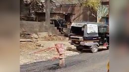 In UP's Mirzapur, Newly Built Road Came With A Free Hand Pump In The Middle