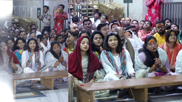 महिला क्रिकेटर स्नेह राणा ने बाबा महाकाल का लिया आशीर्वाद, भस्म आरती में हुई शामिल, नंदी हॉल में बैठकर की भगवान की आराधना