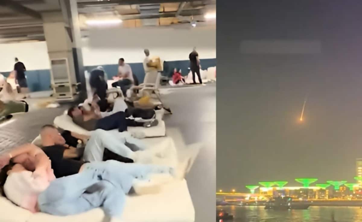 जमीन पर लगा दिए गद्दे... ईरान के हमले से बचने के लिए दुबई में होटल का बेसमेंट बना ठिकाना