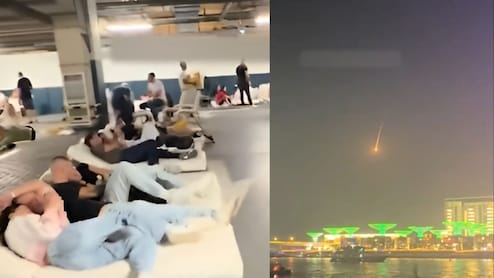 जमीन पर लगा दिए गद्दे... ईरान के हमले से बचने के लिए दुबई में होटल का बेसमेंट बना ठिकाना