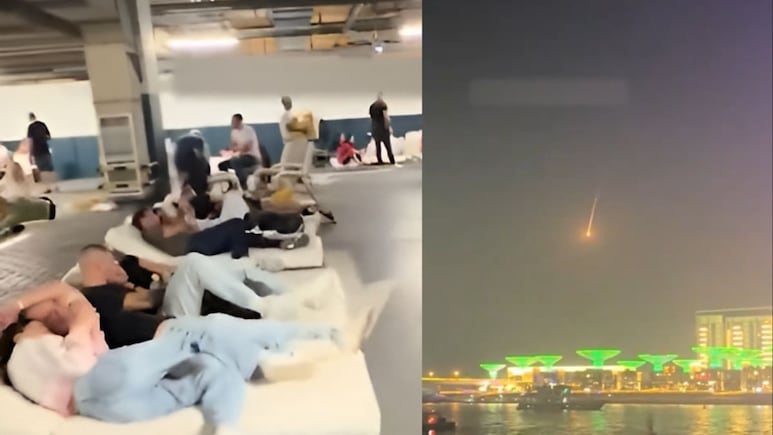 जमीन पर लगा दिए गद्दे... ईरान के हमले से बचने के लिए दुबई में होटल का बेसमेंट बना ठिकाना