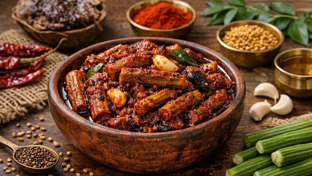 How To Make Andhra-Style Mulakkada Avakaya (Drumstick Pickle) At Home