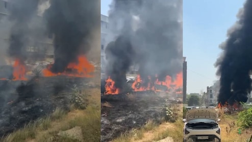 ओए तेरी! अहमदाबाद में 12 गाड़ियों में अचानक लग गई आग, सारी जलकर खाक