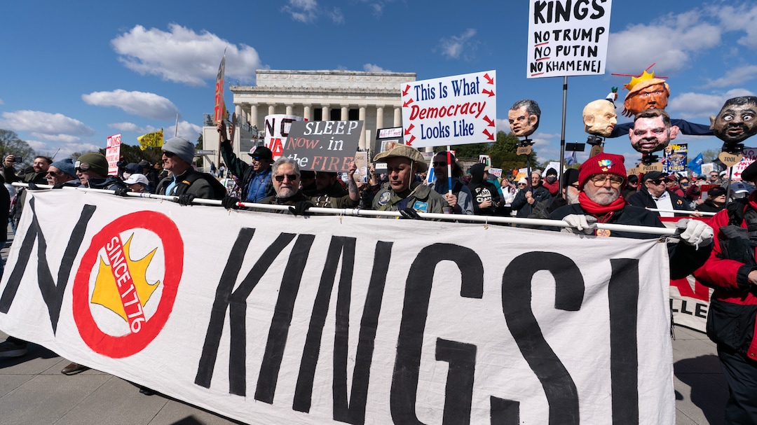 'No Kings Day': Anti-Trump Rallies Draw Thousands In Crowds Across US, Europe
