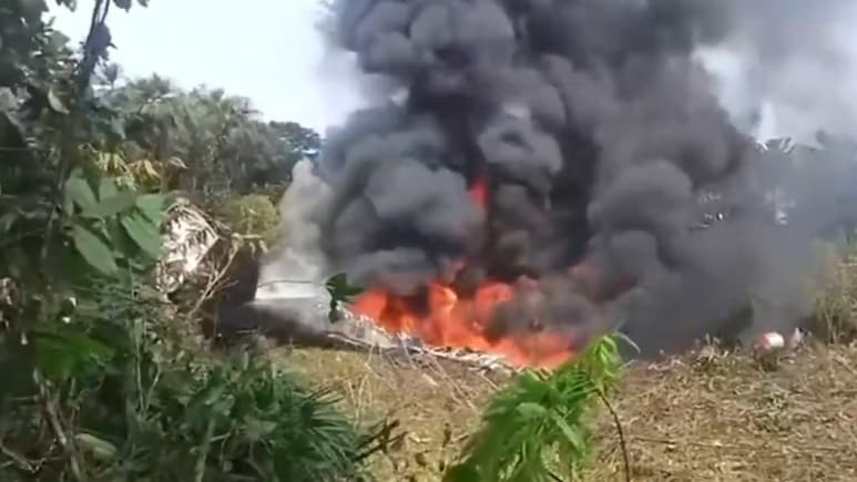 Colombian Military Plane With 110 Persons On Board Crashes After Takeoff, Watch Video