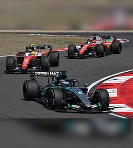 George Russell Edges Out Charles Leclerc, Lewis Hamilton To Win Exciting Chinese GP Sprint