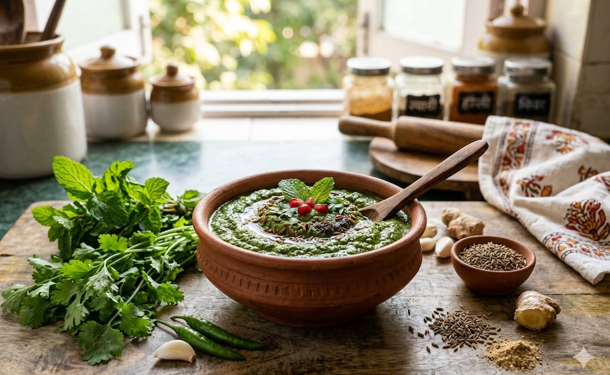 Dhania and pudina chutney ( image is for representation purposes only) Dhania and pudina chutney ( image is for representation purposes only)