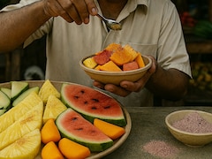क्या फलों पर काला नमक डालकर खाना सही है? जानिए फायदे, नुकसान और सही मात्रा