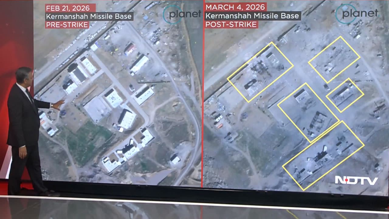 Satellite Images Reveal Massive Destruction Across Iran: Schools, Missile Bases, Naval Assets Hit