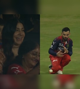 Virat Kohli Drops Rare Catch For RCB vs SRH In IPL 2026, Anushka Sharma Reacts. Watch