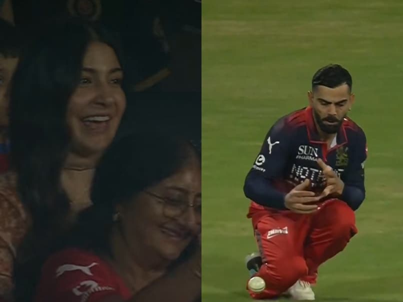 Virat Kohli Drops Rare Catch For RCB vs SRH In IPL 2026, Anushka Sharma Reacts. Watch