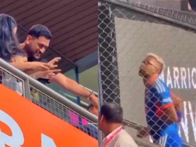 Watch: Hardik Pandya's Heartwarming Moment With Son Agastya, MS Dhoni Breaks The Internet