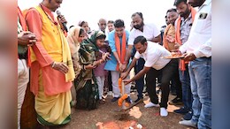 बलौदा बाजार 7.82 करोड़ की लागत से बनेगी सड़क , राजस्व मंत्री टंकराम वर्मा ने किया भूमिपूजन