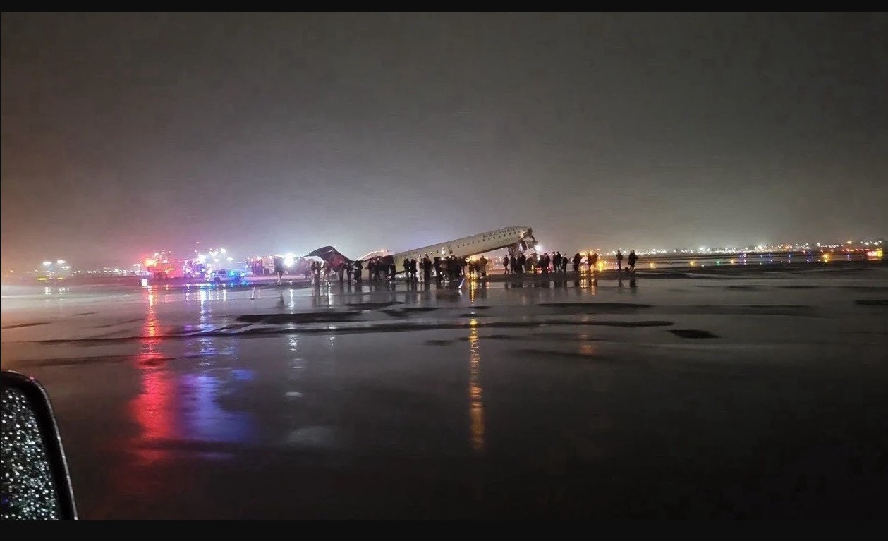 LIVE: Air Canada Express Plane Collides With Ground Vehicle In New York
