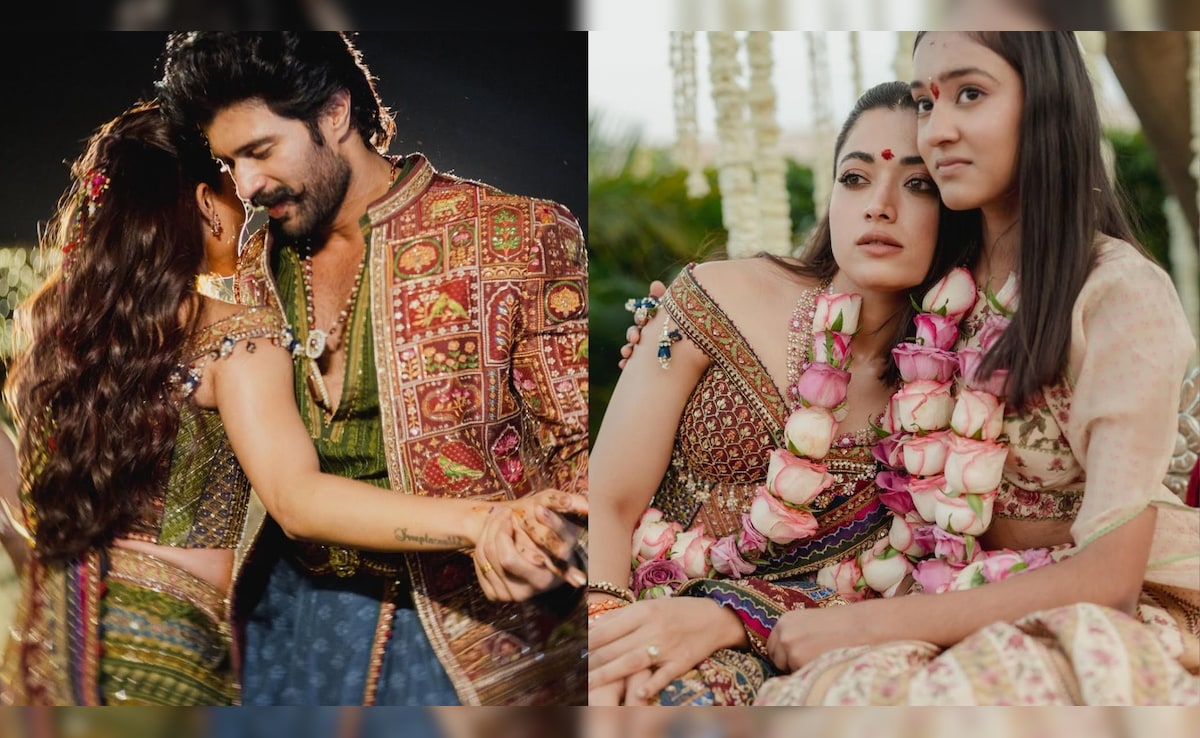 Inside Rashmika Mandanna And Vijay Deverakonda's Pradhanam And Mehendi Ceremony