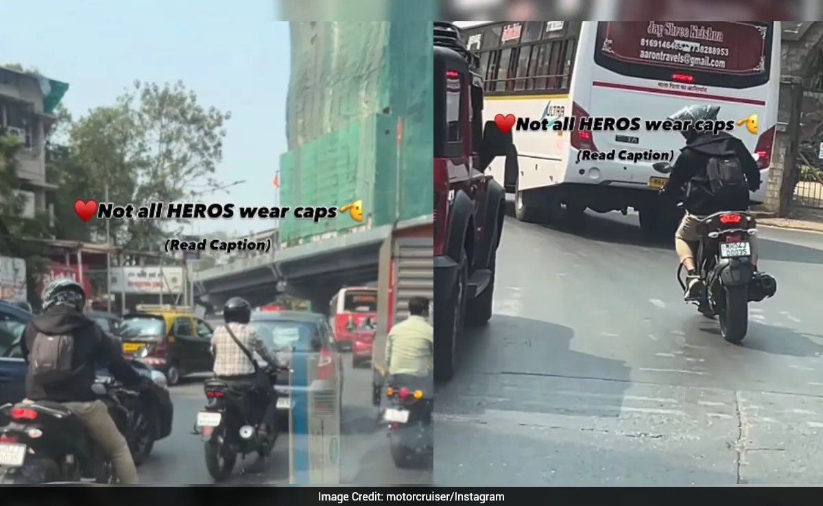 "Not All Heroes Wear Capes": Mumbai Biker Clears Traffic For Ambulance, Wins Hearts Online