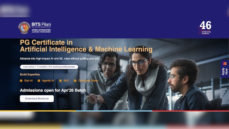 BITS Pilani Opens Applications For PG Certificate In AI And Machine Learning