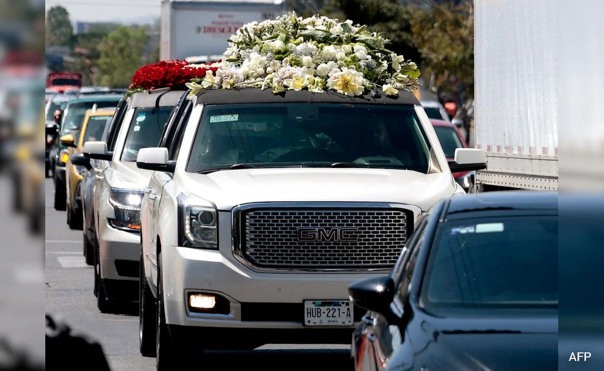 Gold-Coloured Coffin, 5 Trucks Of Flowers: Inside Funeral Of Mexico's El Mencho