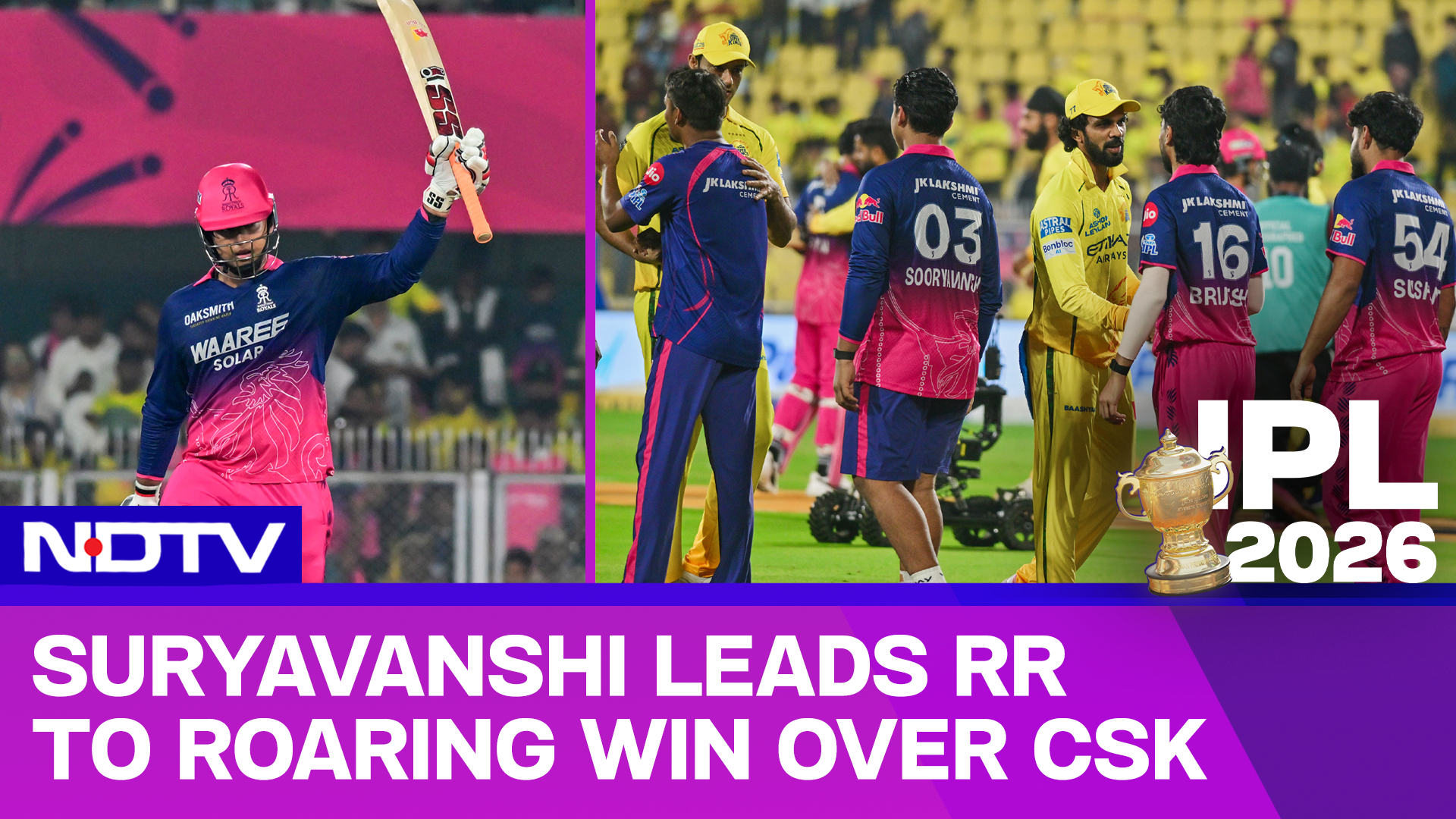 Vaibhav Suryavanshi Leads Rajasthan Royals To A Cruising Win Over Chennai Super Kings