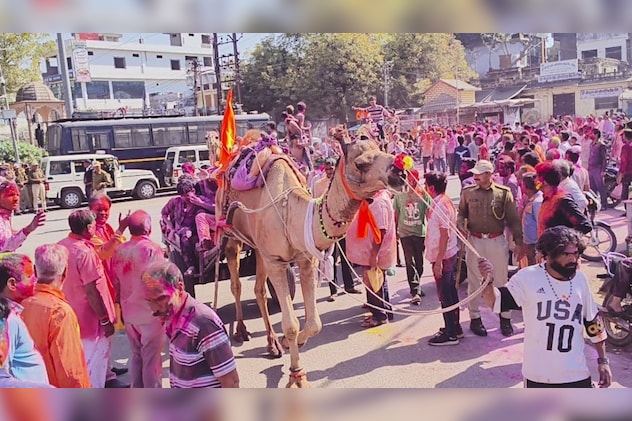 ऊंट पर सवार सम्राट की सवारी ऊंट पर सवार सम्राट की सवारी