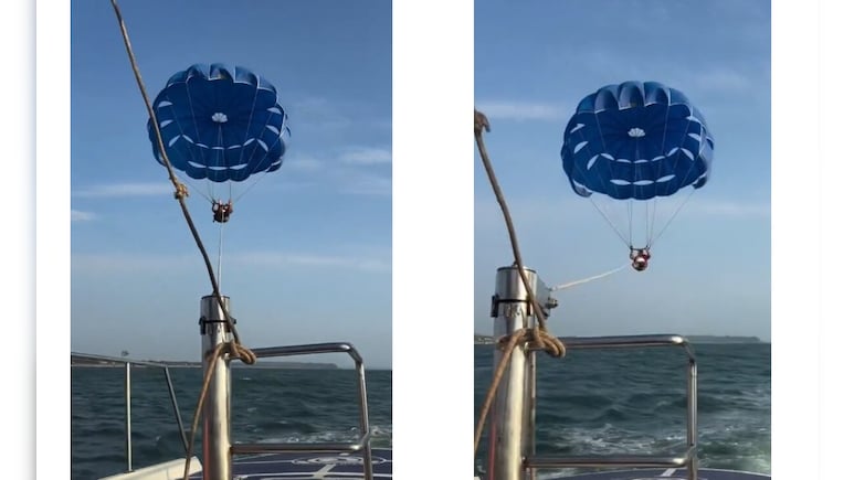 मौत को छूकर लौटा टूरिस्ट! बागा बीच पर पैरासेलिंग के दौरान हुआ खौफनाक हादसा