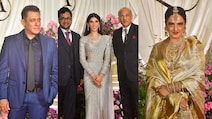 Salman, Rekha, And Other Stars Attend Sooraj Barjatya's Daughter's Reception