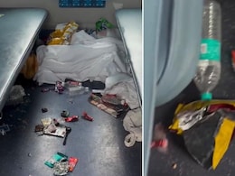 Students Travelling To Manali Leave Trash On Train Floor, Internet Says 'No Civic Sense'