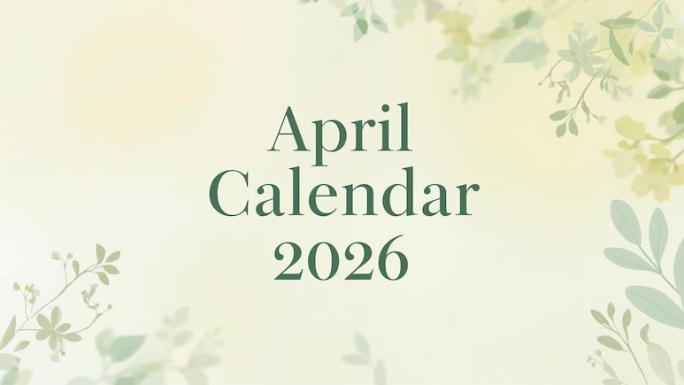 April Calendar 2026: April Fool's Day, Ambedkar Jayanti, Good Friday And More; Check Full List Of Events And Days