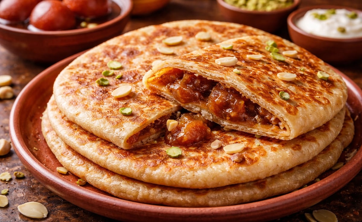 Gulab Jamun Paratha Recipe: कुछ मीठा और खास बनाना है? 45 मिनट में तैयार करें ये यूनिक डिश