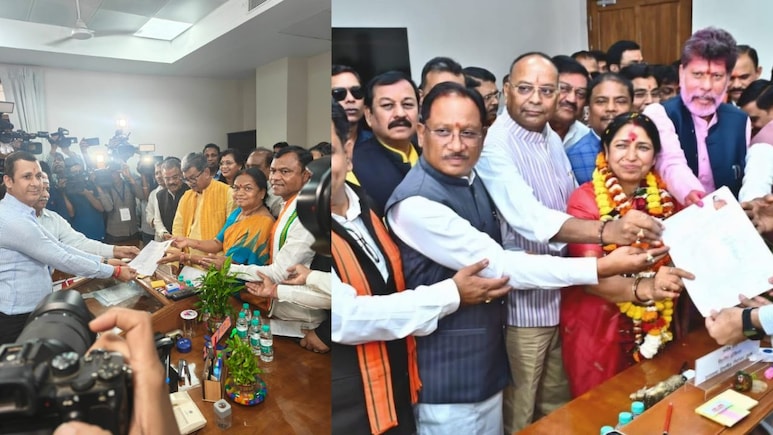 छत्तीसगढ़ राज्यसभा की दो सीटों के लिए तैयारी तेज: आज नामांकन पत्रों की होगी स्क्रूटनी, 16 मार्च को मतदान; BJP-कांग्रेस ने महिलाओं पर जताया भरोसा