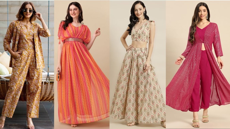 Women's Day 2026: वीमेन डे सेलिब्रेशन के लिए बेहद कम प्राइस में ऑर्डर करें ये खूबसूरत Indo-Western Outfits