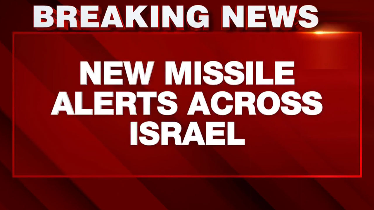 Fresh Missile Alerts Ring Across Israel As Conflict Enters Day 8