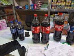 धार में एक्सपायरी कोल्ड ड्रिंक बेच रहा दुकानदार, शिकायत पर खाद्य विभाग ने की कार्रवाई&nbsp;