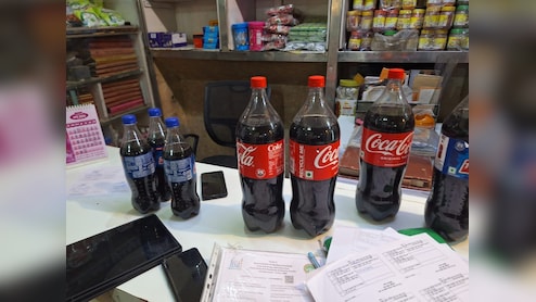 धार में एक्सपायरी कोल्ड ड्रिंक बेच रहा दुकानदार, शिकायत पर खाद्य विभाग ने की कार्रवाई&nbsp;