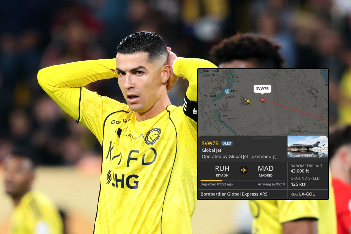 Ronaldo Leaves Saudi Arabia In Rs 750 Crore Plane Amid US-Iran War: Report