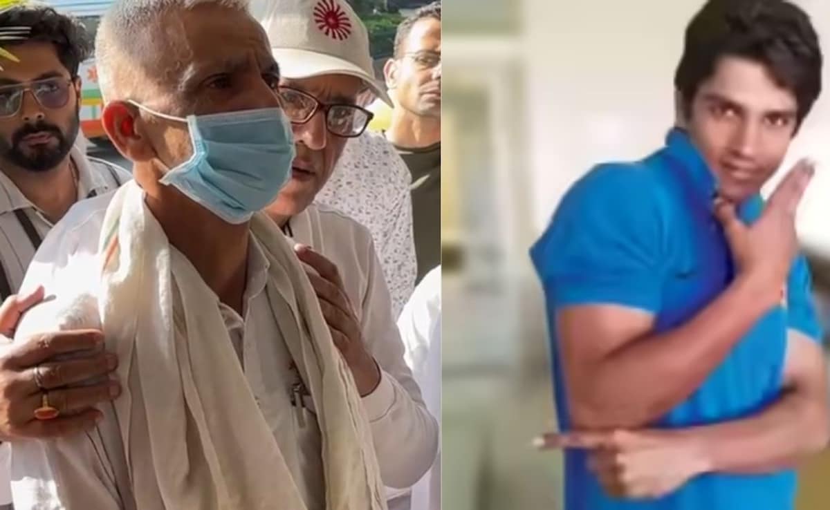 बेटे को दर्द से मुक्ति, शव को निहारती बेबस आंखें.. हरीश राणा के पिता की ये तस्वीर रुला देंगी