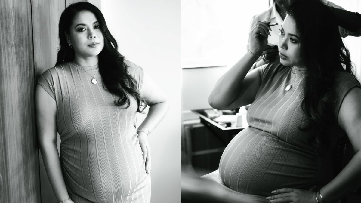 Mom-To-Be Lin Laishram Flaunts 'Most Beautiful Belly' In Monochrome Pics