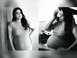 Mom-To-Be Lin Laishram Flaunts 'Most Beautiful Belly' In Stunning Monochrome Pics