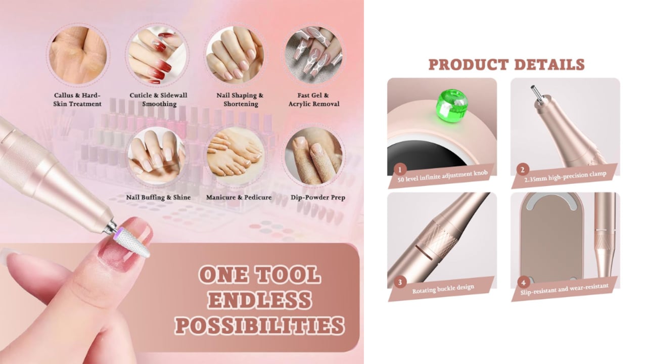 Nail drill machines to get professional results