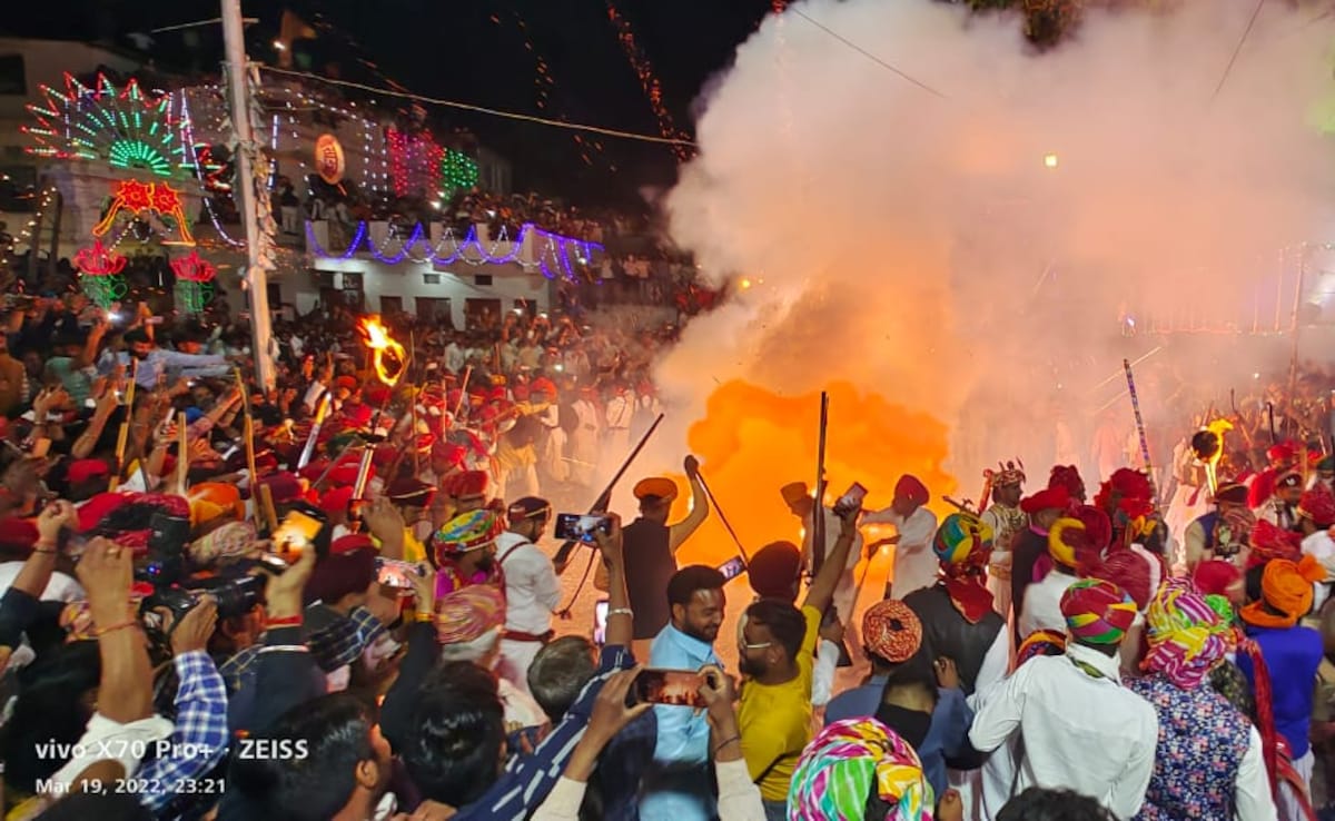 Udaipur Village Celebrates Holi With Gunpowder To Mark 450-Year-Old Tradition
