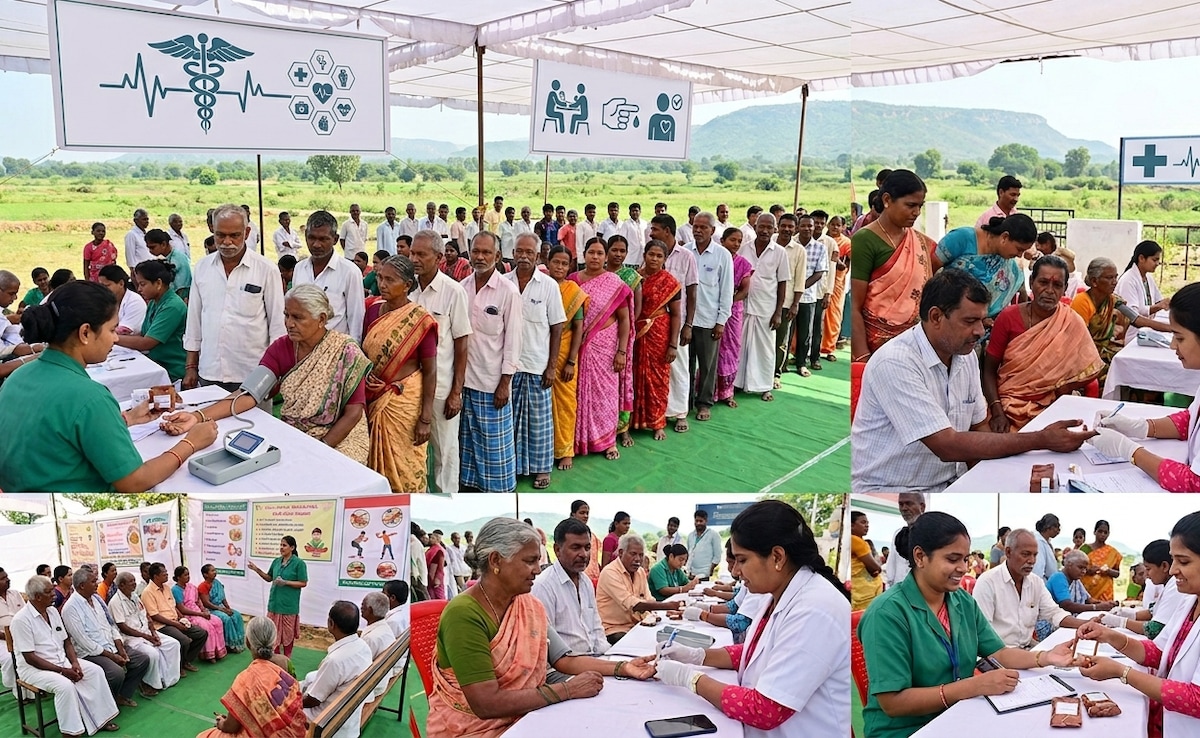 Telangana's Mega Health Drive Flags 26.9 Lakh With High Blood Pressure, 14 Lakh With Diabetes